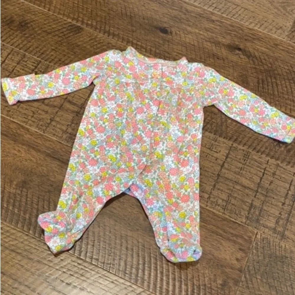 Newborn Floral Pajamas